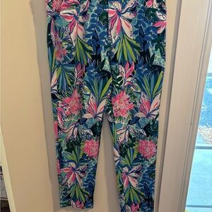 Lily Pulitzer Floral Pants Size 14